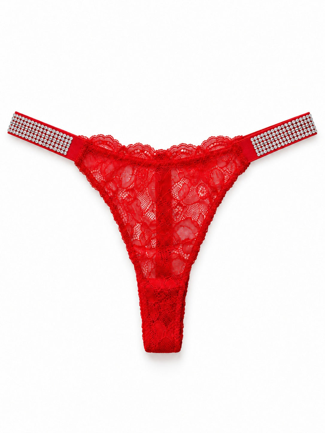 Spitzenstring – Rot